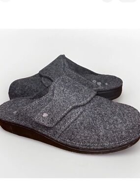 Finn Comfort mens 44 10.5 US Filzmoos Slipper Wool Felt Anthracite 6501-4161